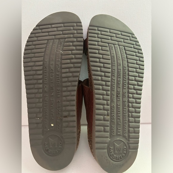 Women’s Brown Leather Mephisto Sandals Size 38 - Picture 5 of 12